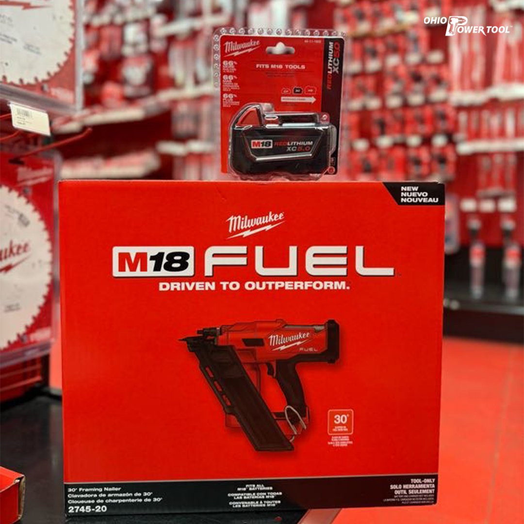 OhioPowerTool's tweet image. Free battery? Yes, please. Get a FREE M18 XC5.0 Battery when you pick up select @MilwaukeeTool  M18 bare tools from Ohio Power Tool. More runtime = fewer interruptions. Check it out: ohiopowertool.com/tool-deals/pro…
...
#OhioPowerTool #WeKnowTools #MilwaukeeTools #ToolDeals