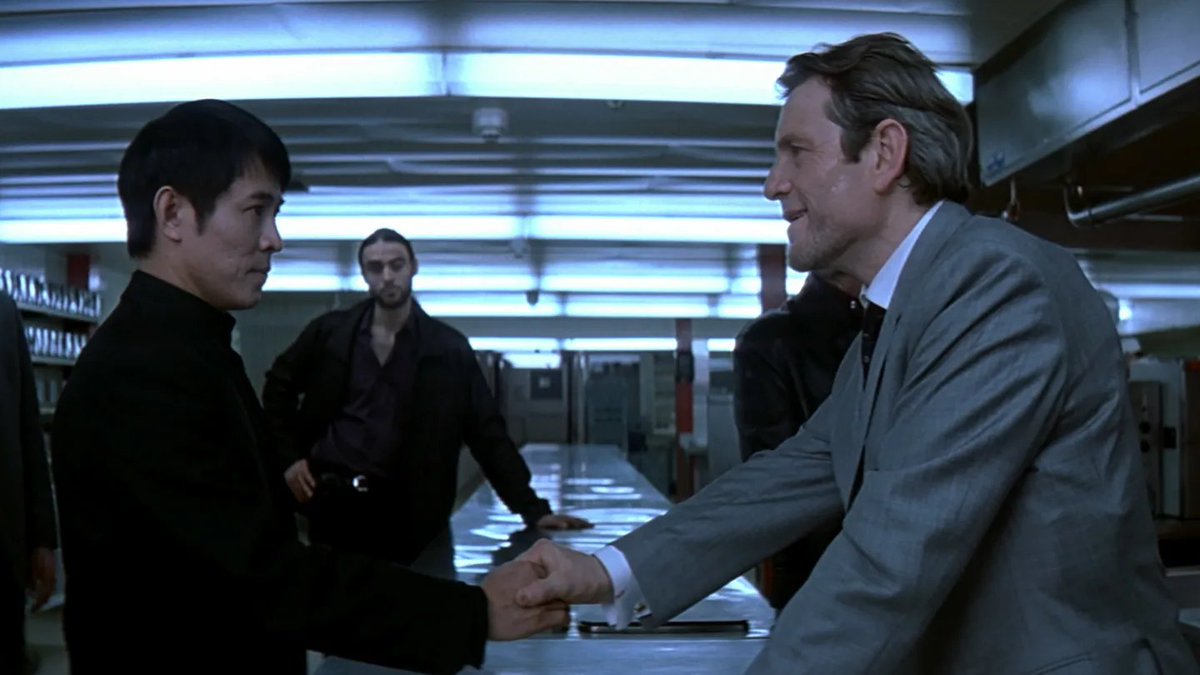 Cette rencontre quand même. Jet Li et Tchéky Karyo.