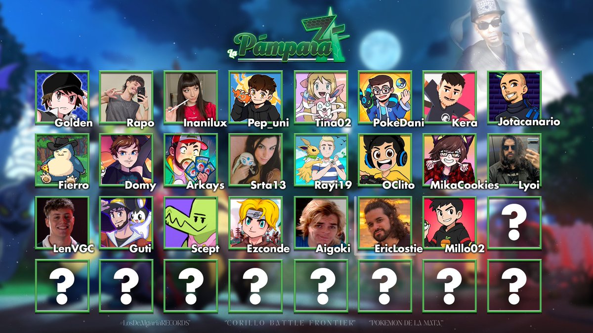 Estos son los participantes CONFIRMADOS para LA PAMPARA Z-A de este DOMINGO 2 de NOVIEMBRE🔥

La hora de comienzo será a las 17:00 (hora española)

Aún quedan 9 plazas disponibles. Estás a tiempo de entrar a través del formulario que revisaremos mañana 👀
 docs.google.com/forms/d/e/1FAI…