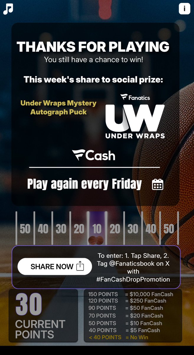 Play the #FanCashDropPromotion today

 fanatics.onelink.me/5kut/p6fykbjo