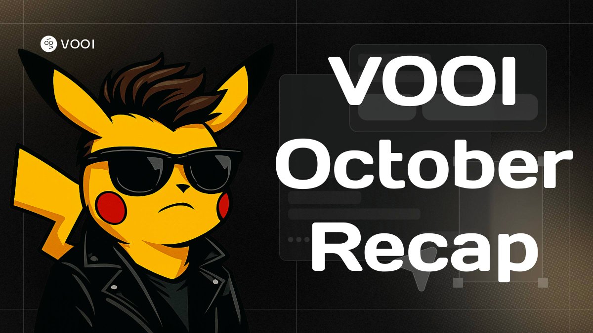 VOOI October Recap: The Perp Aggregator That Actually Delivers (And Why It Matters)

October was the month for <a href="/vooi_io/">vooi</a>. While most DeFi projects were still talking about "chain abstraction," VOOI was literally printing volume records. Let's break down what actually happened.