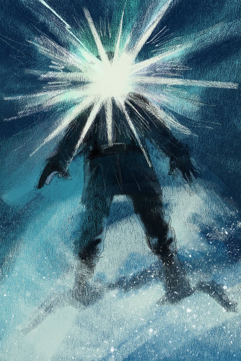 ShFourSucks's tweet image. #serverblight 
I saw a lot people already drew this reference before,But I still wanna draw it with Aaron. Cuz he is my favorite character :) !