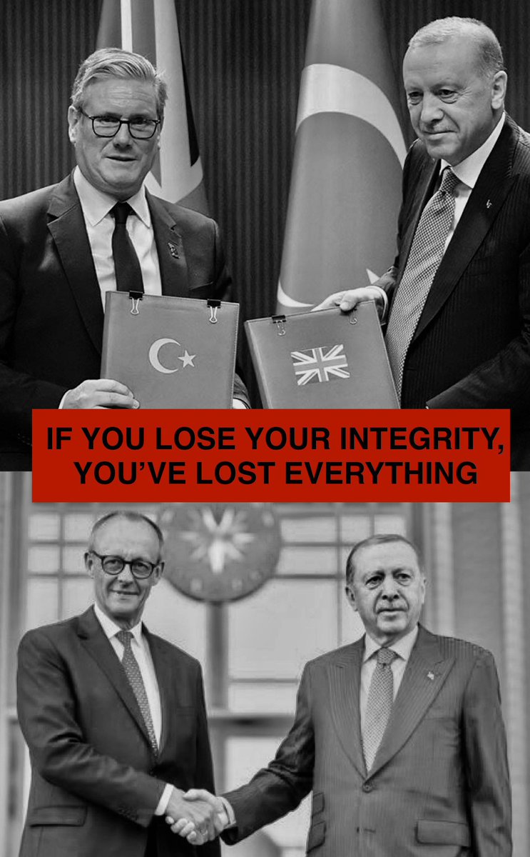 ⚠️Let’s be absolutely clear: the UK and Germany have lost any moral ground - and with it, their credibility to present themselves as guardians of Europe’s security.
These leaders are not neutral actors but active enablers of a regional aggressor.

They often call for a unified