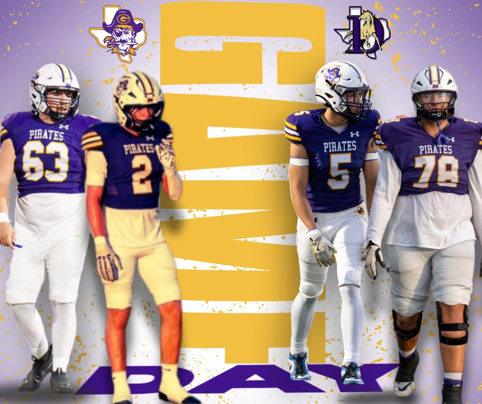 🏴‍☠️PIRATE NATION, IT'S DISTRICT GAMEDAY🏴‍☠️
⚡️LAST HOME GAME⚡️
🗓️Friday, October 31st | 🕖7PM
🏈Granbury Pirates (2-6) vs Denton Broncos (3-5)
📍Pirate Stadium 
🎟️: granburypirates.com/HTtickets
📺: nfhsnetwork.com/events/granbur…
📻: khits955.com
#StayPurple #EverythingMatters