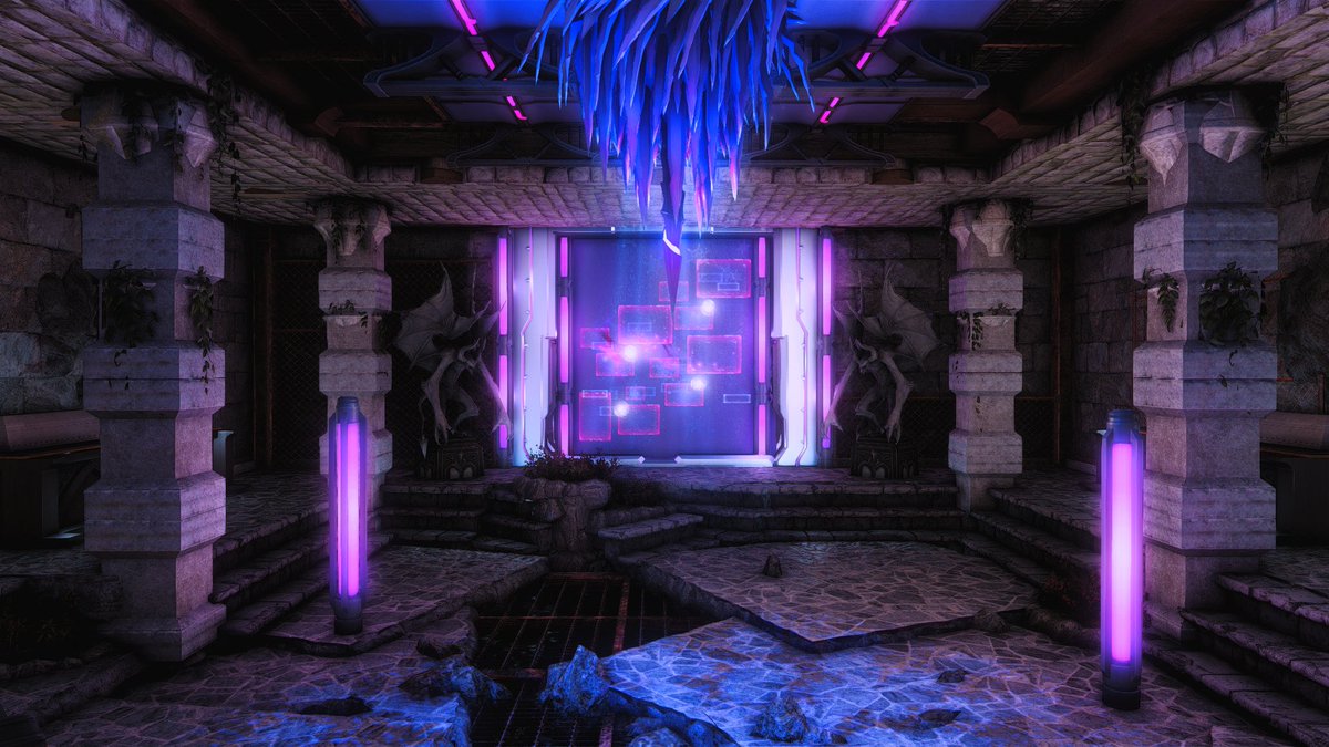TeigeZuHeltzer's tweet photo. "Obsidian Catacomb"

Pop up nightclub deep within the catacombs! For one night only, the dead will RAVE!!! Shout out to @noasaitoshii 

Dynamis-Rafflesia-Goblet-Ward 26-Plot 41 [ M ]   

#FF14Housing #FF14ハウジング #hgxiv #HousingEden #FF14 #FinalFantasyXIV #Teige #Tat25 https://t.co/tULuAKQUOA