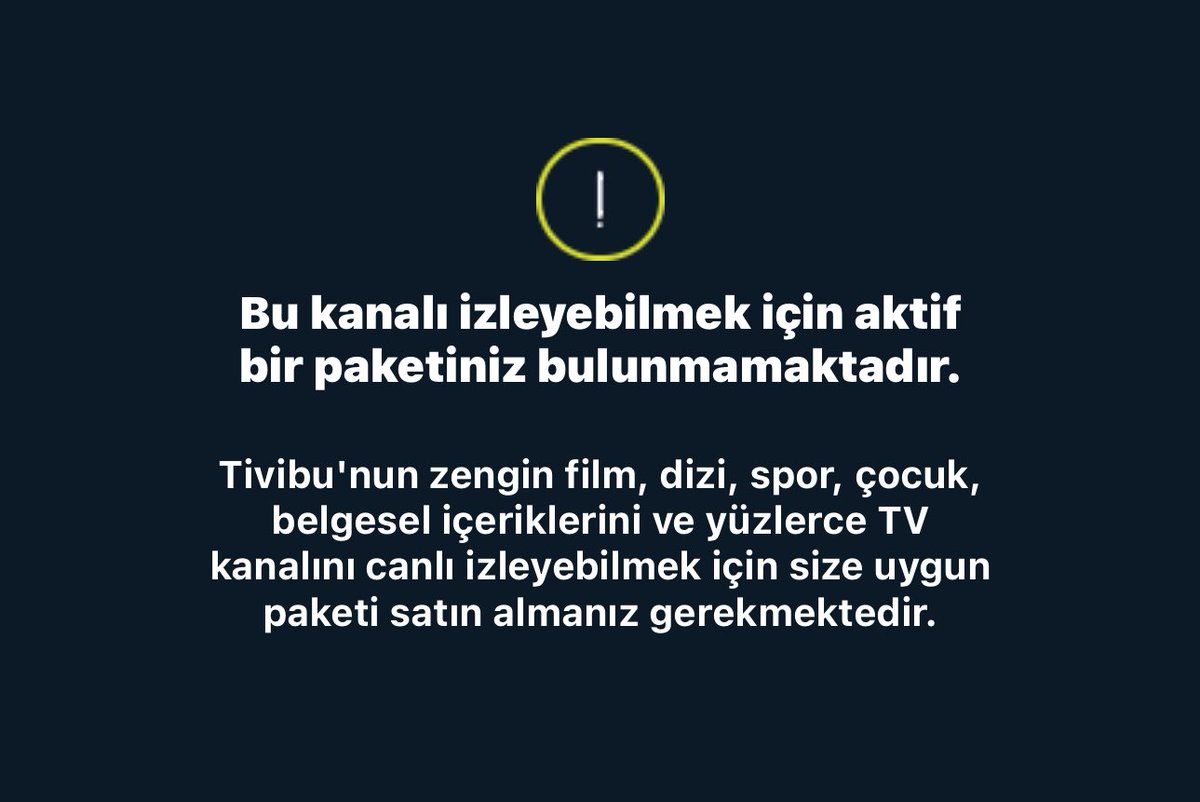Yıllardır evimde ve telefonumda Türk Telekom kullanmamın tek sebebi Tivibu Go üyeliğiydi. Bugün görüyorum ki üyelik iptal edilmiş. Tivibu Go kullanamayacaksam, diğer operatörlerden birine geçeceğim. <a href="/TTDestek/">Türk Telekom Destek</a> <a href="/tivibu/">tivibu</a>