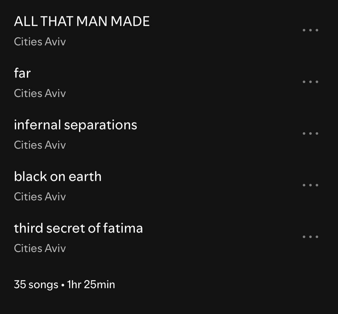 New Cities Aviv is dope!! Obviously more of a compilation than album, clocking in at 35 songs and 80+ minutes, expect a ton of variety all drenched in that classic Cities Aviv fuzz. There’s beats, soundscapes, vaporwave-esqe material, even some raps! Check it out!