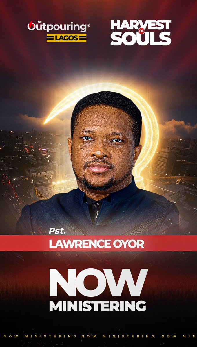 Now Ministering - Pastor Lawrence Oyor.

Get ready to be drenched 🔥 

#theoupouringlive 
#theoutpouringlagos2025 
#HarvestOfSouls 
#thepromiseistoeveryone
