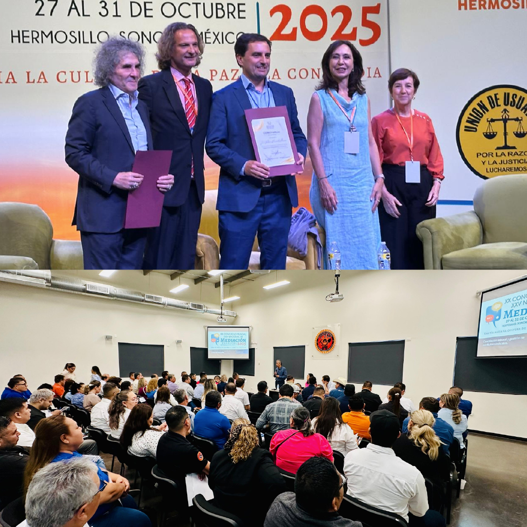 PdelCyAsoc's tweet photo. XX Congreso Mundial de Mediación:@fdaverede brindó un taller de resolución de conflictos para la Federación de Trabajadores del Estado de Sonora y participó en un foro dialéctico sobre justicia en el marco de los medios alternativos de solución de controversias
 
#PdelC #Servimos https://t.co/i2IyuQNMD3