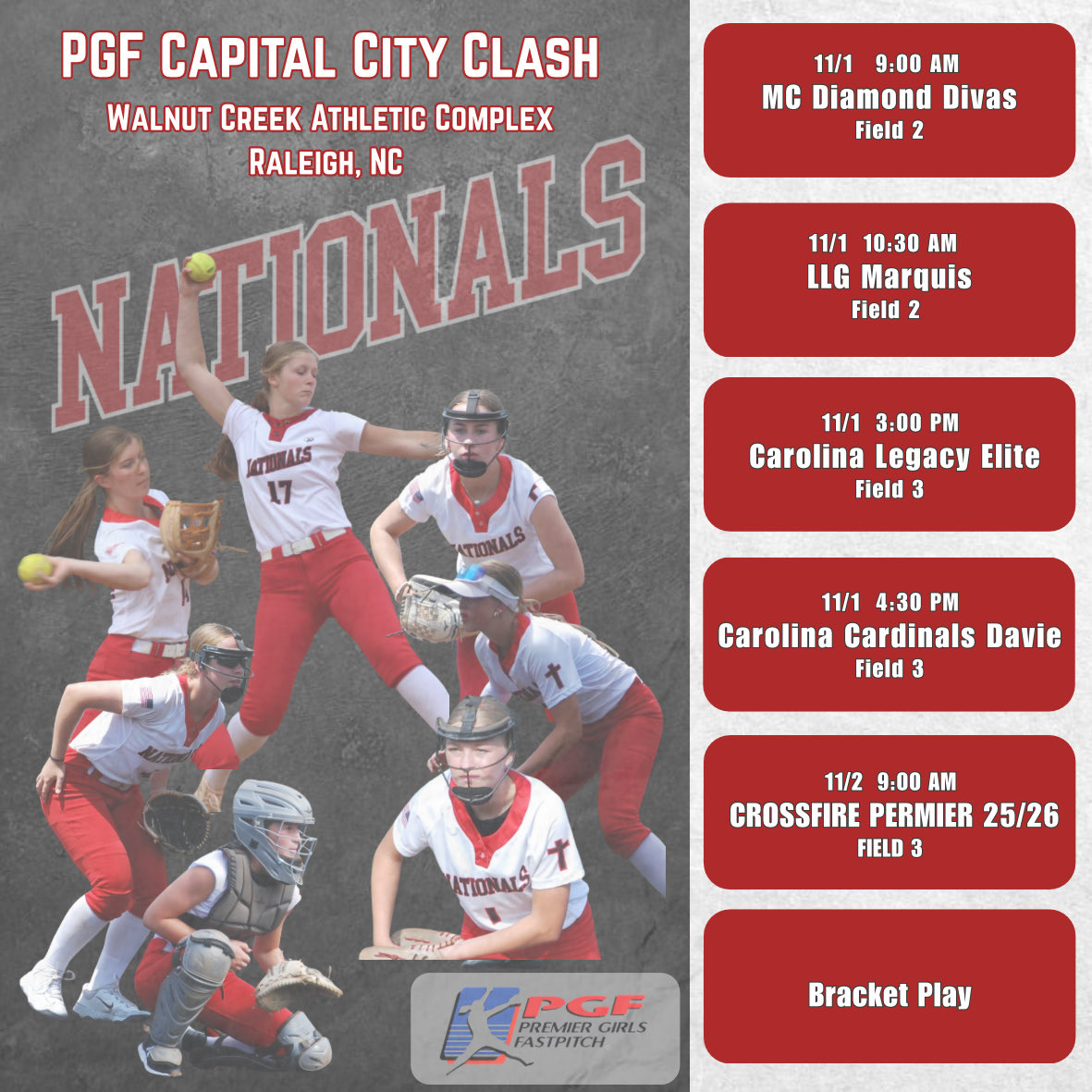 Come out and see us this weekend!! 

<a href="/CatamountSB/">Western Carolina Softball</a> <a href="/LRSoftball/">Lenoir-Rhyne Softball</a> <a href="/RadfordSoftball/">Radford Softball</a> <a href="/UNCGSoftball/">UNCG Softball</a> <a href="/UpstateSoftball/">USC Upstate Softball</a>