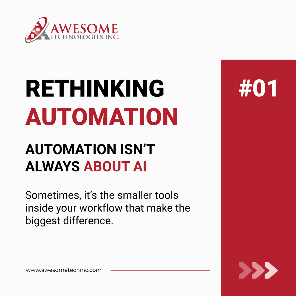 awesometech_inc's tweet image. Automation isn’t just AI. In Encompass, small plugins cut manual work, boost consistency, and save time.

What’s your biggest time drain in lending?

#AwesomeTechInc #Encompass #MortgageTech #Automation #Efficiency
