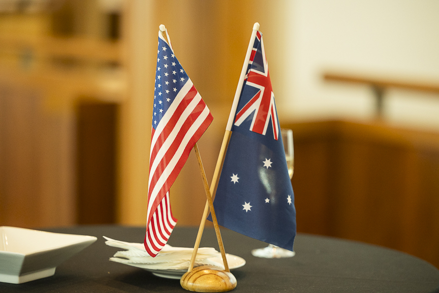 QuintessenceLab's tweet image. Thank you @AmChamAU for hosting an exceptional Alliance Parliamentary Showcase this week.  It was a privilege to join fellow innovators demonstrating how U.S.–Australia partnerships are driving investment, skills development, and technological leadership across every sector.