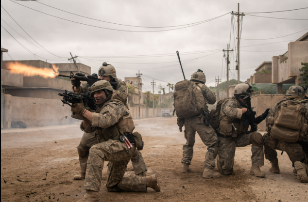 TX_Trav's tweet photo. @EOTECHInc Sicario  = better film
Warfare has better optic and build presentation as far as the weapons go. 

My vote goes to Warfare https://t.co/RJIRQYiMcr