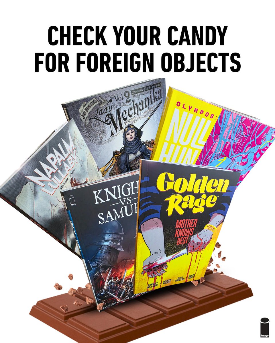 ImageComics's tweet image. People are putting the craziest things in Halloween candy this year.