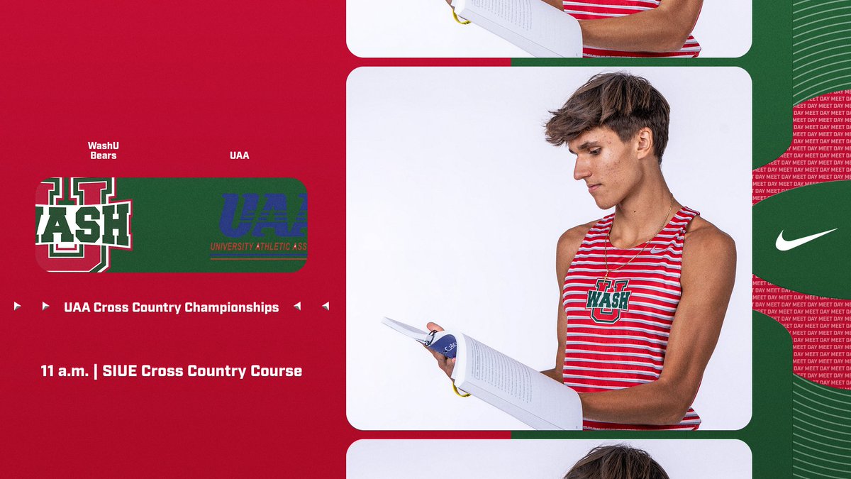 WASHUBears's tweet image. CHAMPIONSHIP DAY!

@WASHU_XCTF  host UAA Cross Country Championships
📍SIUE Cross Country Course | Edwardsville, Ill.
🕔 M - 11 a .m. | W - 12 p.m.
📊tinyurl.com/ytmjxjzn

#DefendTheStandard