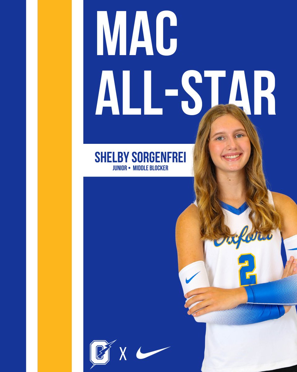 OHS_Volleyball_'s tweet photo. 🚨 MAC ALL-STARS 🚨

Julia Lewis and Shelby Sorgenfrei were selected to participate in the MAC All-Star Game next summer!

#OXVB 🏐 https://t.co/6tJ5Lr7aDU
