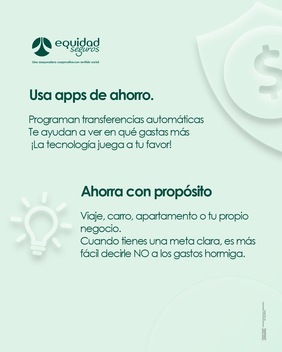 Ahorrar no tiene que ser complicado
Solo necesitas un propósito claro y constancia.
Empieza hoy y deja que el futuro te dé las gracias.
#DiaMundialDelAhorro