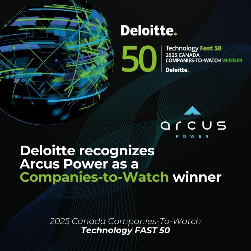 ArcusPower's tweet image. 🎉 Big news! Arcus Power is a Deloitte Technology Fast 50—Companies to Watch winner for 2025, ranking 14th with 303% growth! Huge thanks to our team &amp;amp; partners! #Fast50 #EnergyTech #AI #ArcusPower #Deloitte