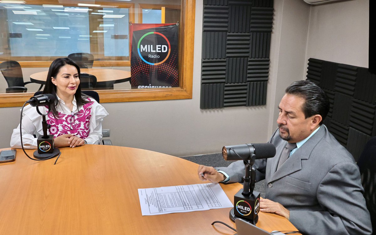 🎙️ La Magistrada Presidenta Dra. <a href="/ArlenSiuMx/">Arlen Siu</a> Jaime Merlos, estuvo en entrevista con Joel Morales en Miled Radio (<a href="/noticiasmiled/">GRUPO MILED</a>) para dar a conocer los retos de la administración 2025-2027 del #TEEM.