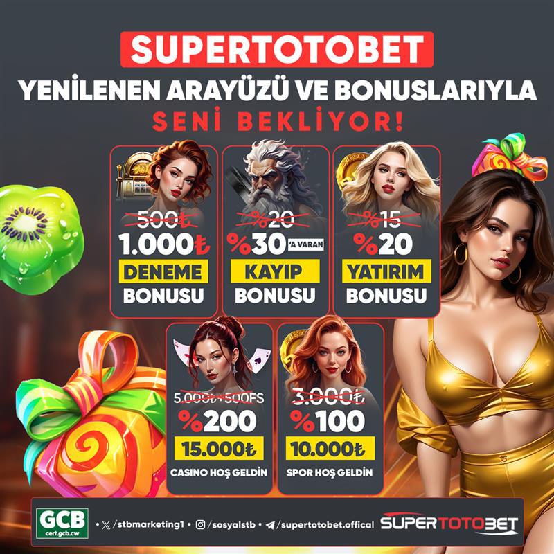 🔄 Yenilenen Ara Yüzümüzde
🔄 Yenilenen Süper Bonuslar İle
🔄 Kazanmanın Keyfini Yaşa!

➡️ %30’a Varan Kayıp Bonusu
➡️ %20 Yatırım Bonusu
➡️ %200 15.000₺ Casino Hoş Geldin
➡️ %100 10.000₺ Spor Hoş Geldin

⚫️  Güncel Giriş İçin Tıkla ! cutt.ly/rwcyfNVl