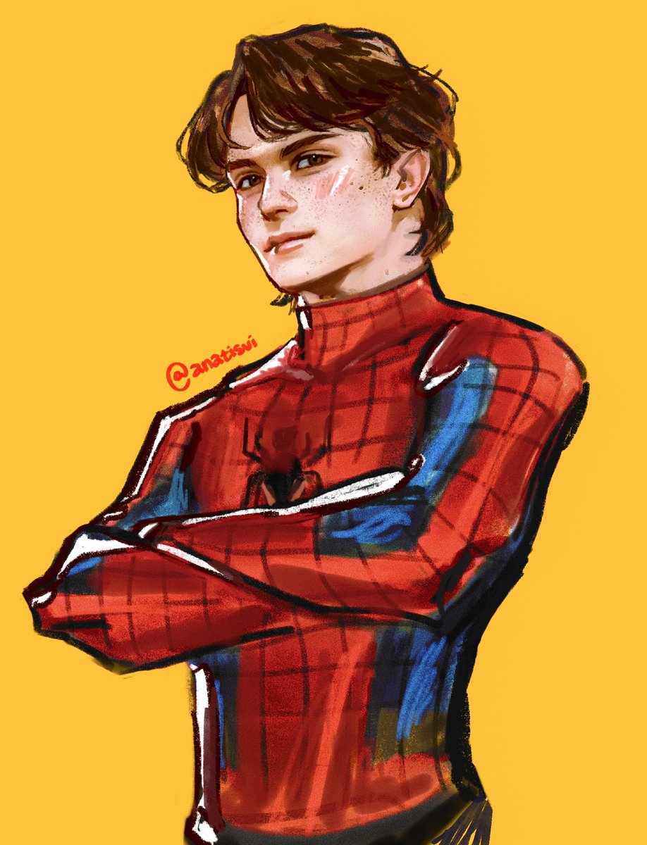 anatisui's tweet image. Oscar as Spider-man
