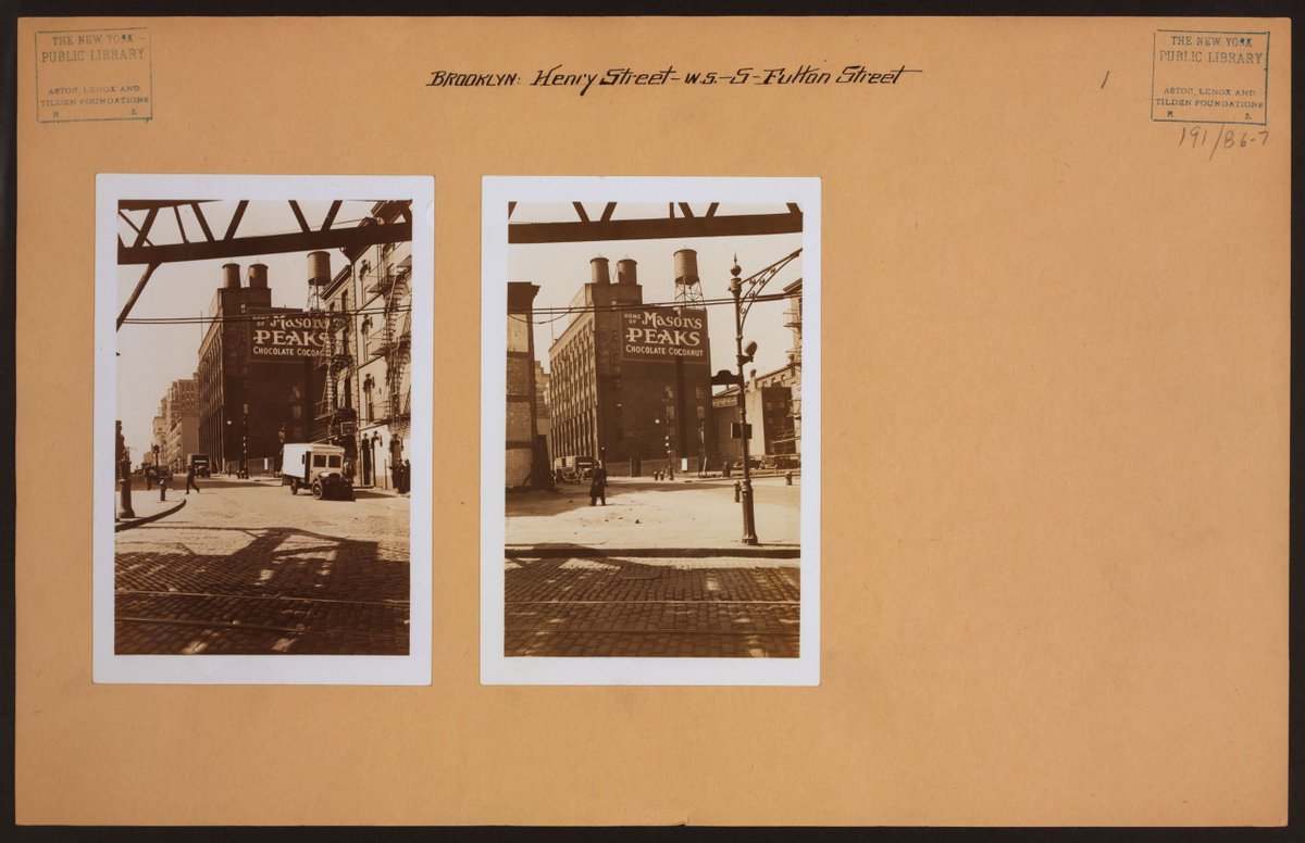 nypl's tweet image. Today is about candy just as much as it is about costumes and the spookiest of vibes. So if it was 1937 and you lived in NYC, today you might be getting your sweets from Mason’s Peaks on Henry Street, as pictured in #NYPLDigitalCollections.