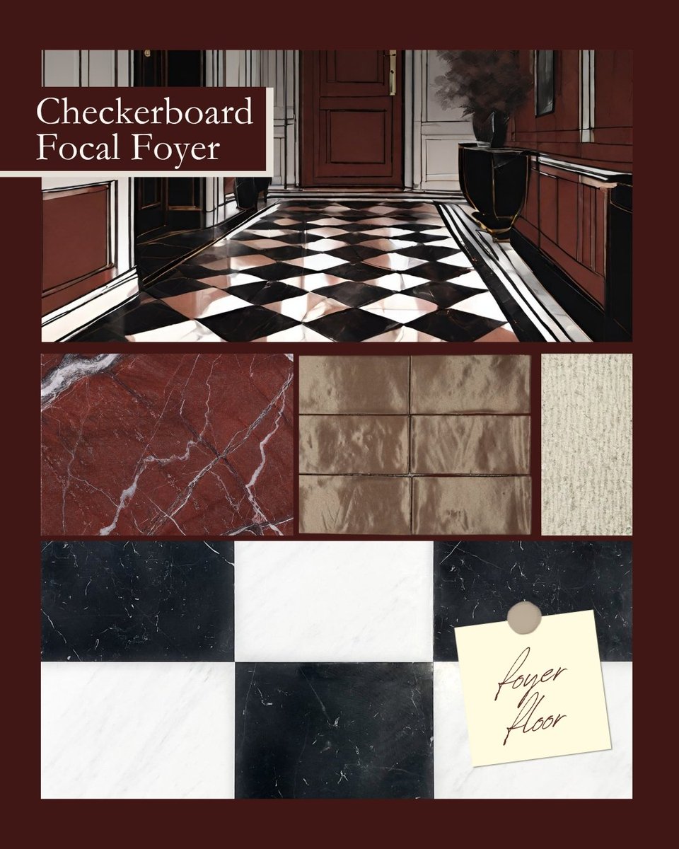 ArchitessaTile's tweet image. From daring red herringbone walls to checkerboard marble foyers, our Moody Mystique Capsule Edit explores the art of contrast.

Explore the Capsule Edit: hubs.ly/Q03R8Cqy0

#CapsuleEdit #TileDesign #InteriorDesign #Architessa #MarbleTile #HerringboneTile #MoodyMaximalism