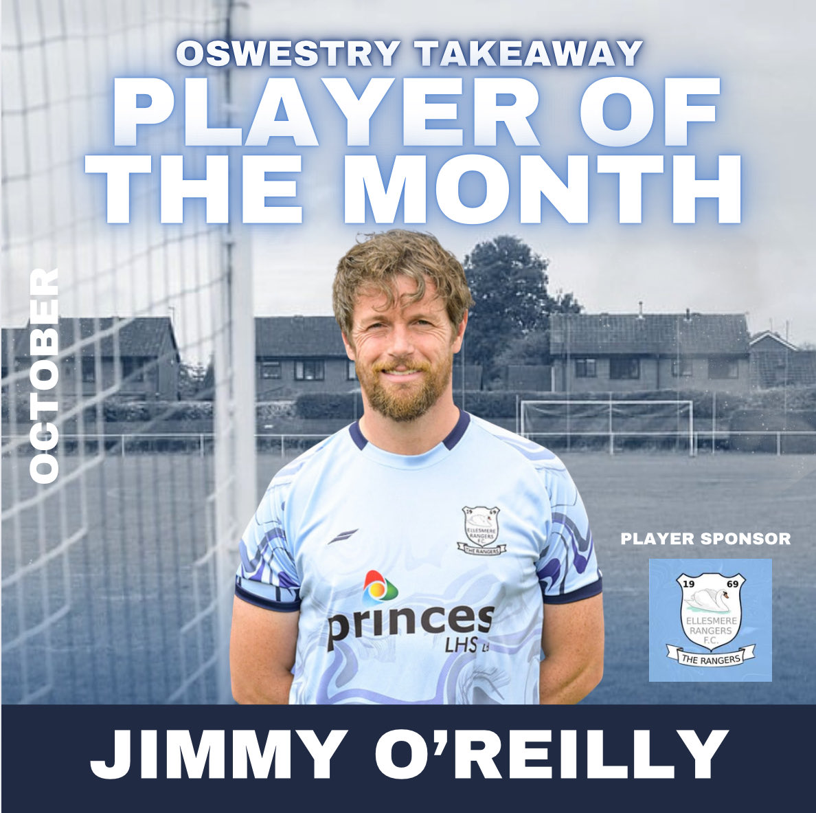 Congratulations to player of the month for October... 

Jimmy O'Reilly

🏆 ( Sponsored by <a href="/ostakeaway/">Oswestrytakeaway</a> )

Well done Skip ©️ 👏🏻

#themere #swans