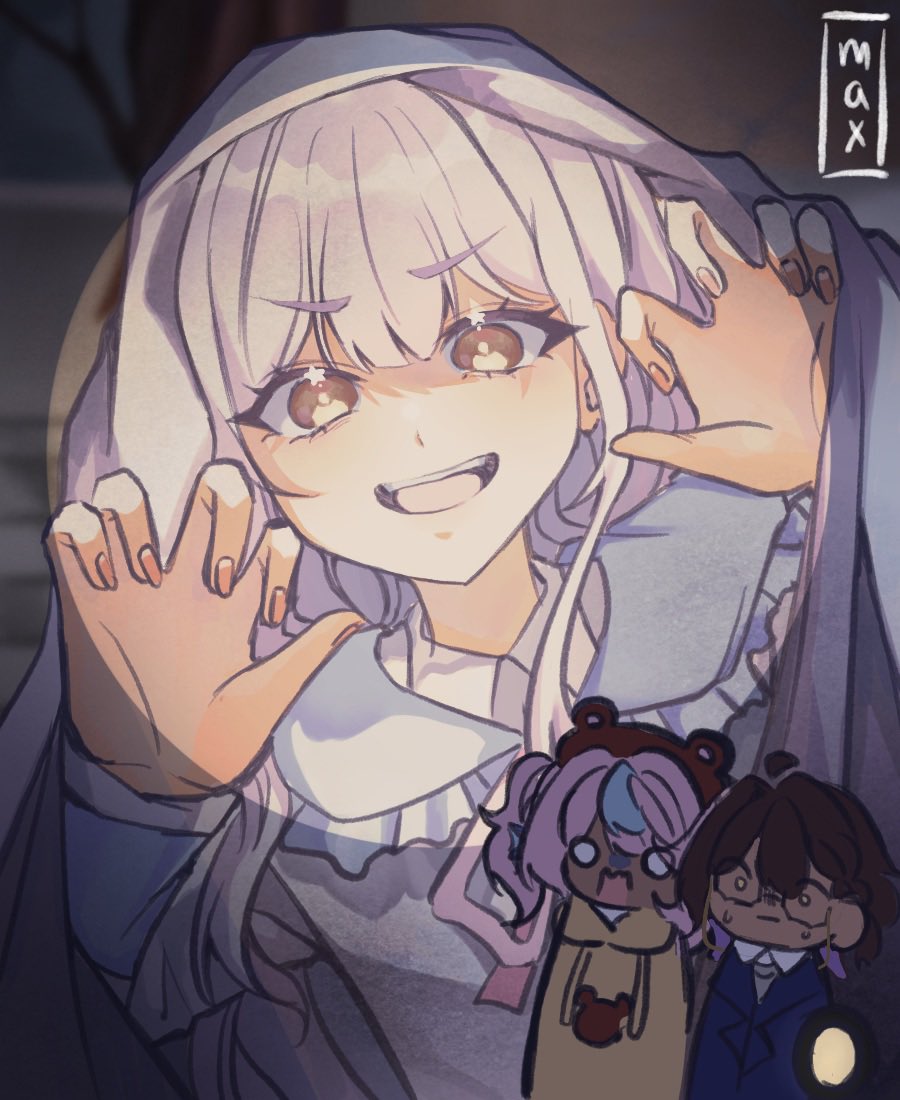 Happy Halloween! 🎃 👻

🩵 “Boo! Hehe~ did I scare you?” 

Sym5ny wishes you all a Happy Halloween! 🩷💛🩵💙💜