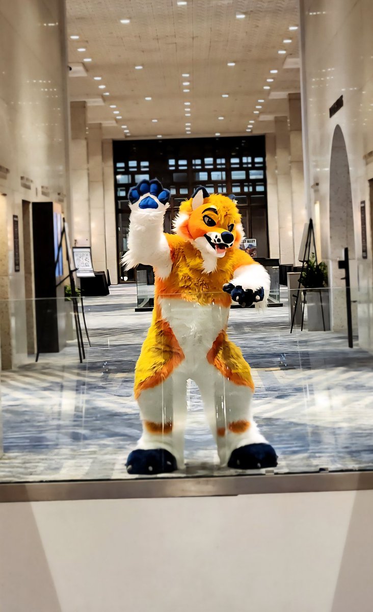 Hey! Good to see you 😁

#FursuitFriday