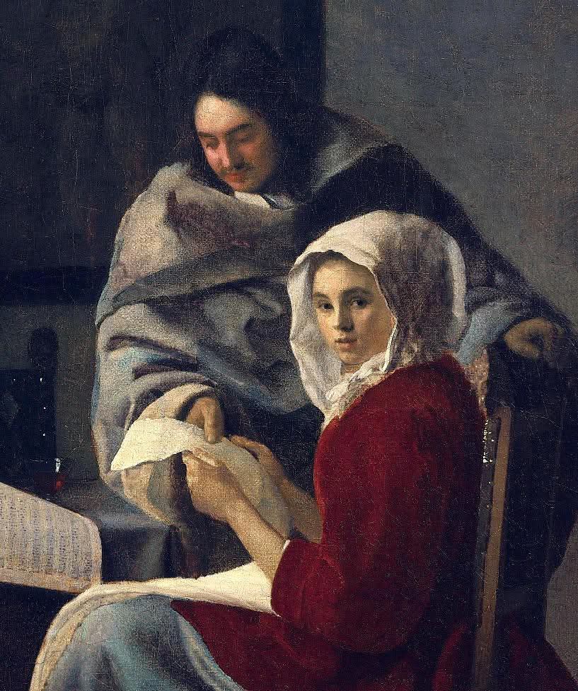 RamellaUgo's tweet photo. Johannes Vermeer 1632 1675 Girl interrupted at her music Opera più due dettagli vedere singolarmente https://t.co/TN4QJmCJot