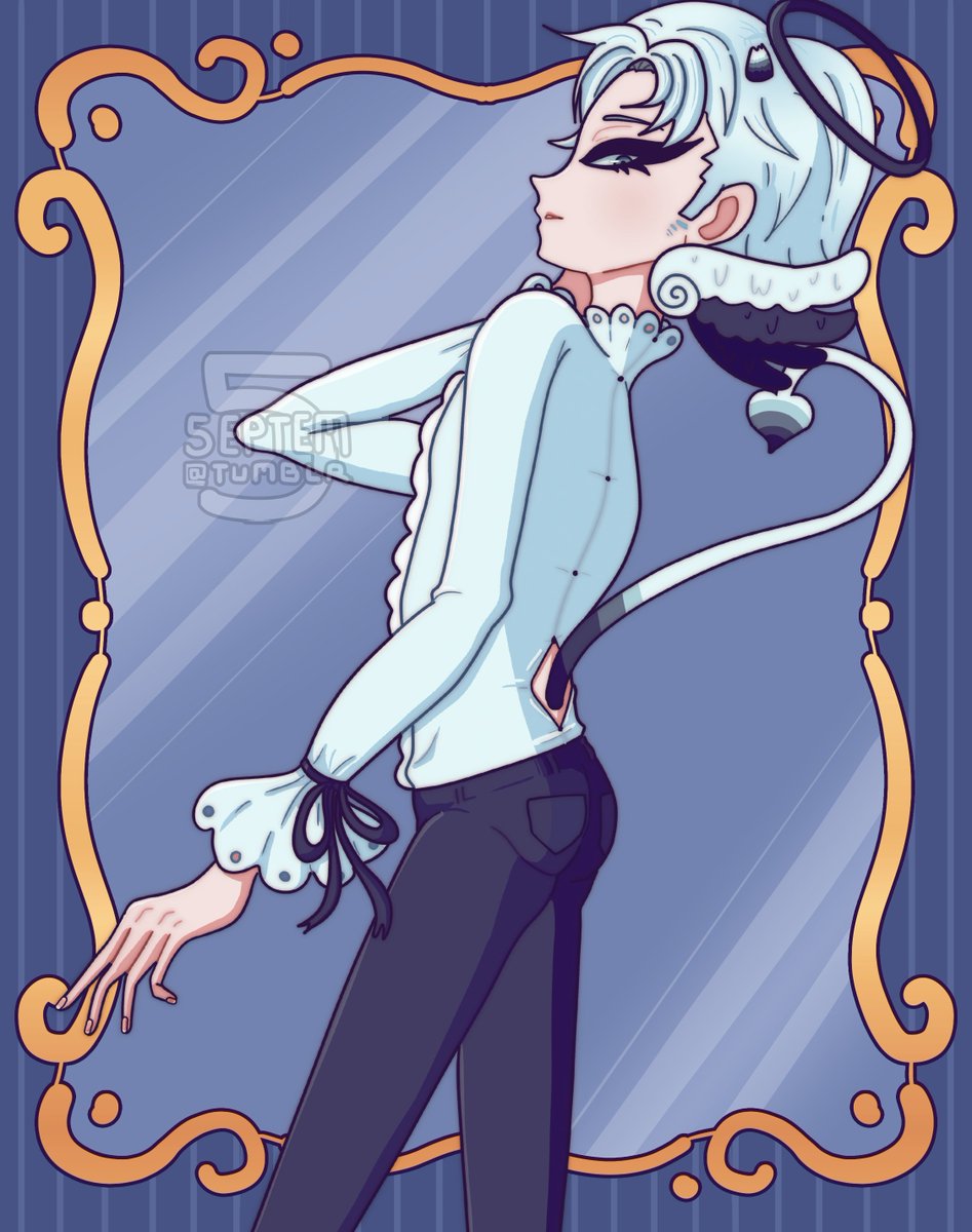 nullaofthevoid's tweet image. Angel or devil? #toeatagod #myoc