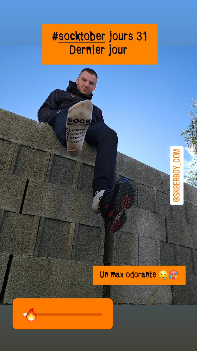 Socktober jours 31, dernier jour. 

Un max odorante 🤤🥵😋

<a href="/sk8erboy_com/">SK8ERBOY®️ The official Account</a>