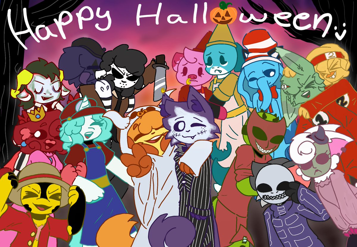 From the staff here at Smiling Critters Dubbed; We want to wish all of you a Happy Halloween!! Dress up, have fun, and stay safe!!! 🎃👻

Art done by <a href="/_LyraCrystal_/">Lyra</a>
Coloring done by <a href="/MilkOfJug/">MilkOfJug</a> 

#SmilingCritters #Halloween #PoppyPlaytime