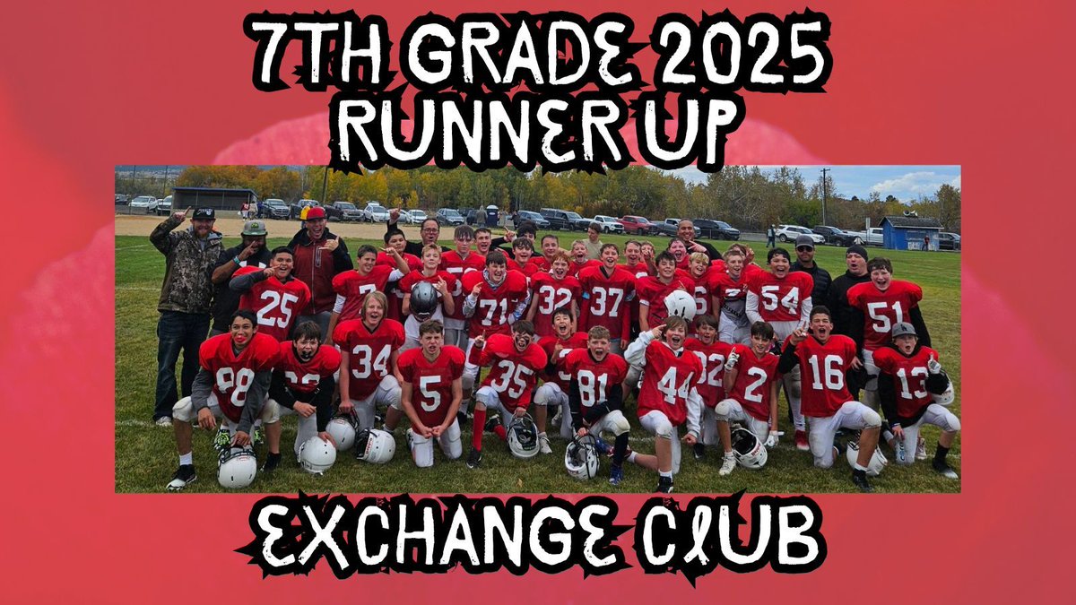 🎉 Great season Exchange Club! 🏈 

#HelenaSmallFryFootball