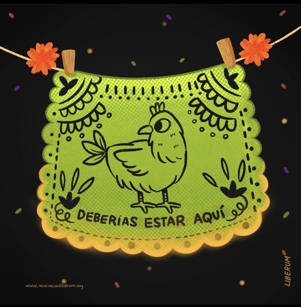 Mientras celebramos la vida y honramos a nuestros muertos,
recordemos que cada vida cuenta, sin importar la especie.