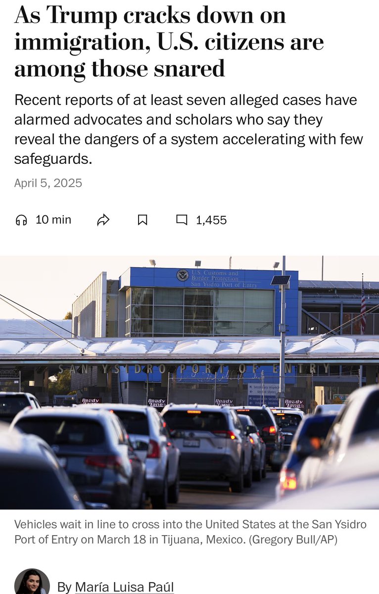 This is from April… just one of multiple news reports pointing to the contrary washingtonpost.com/immigration/20…