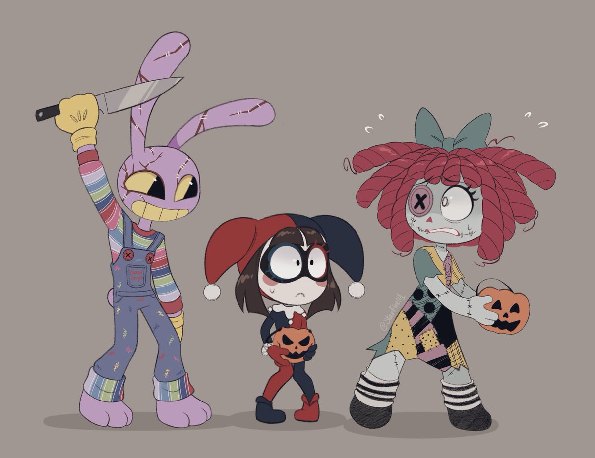 Trick or treat 👻🎃🔪 . #tadc #TheAmazingDigitalCircus