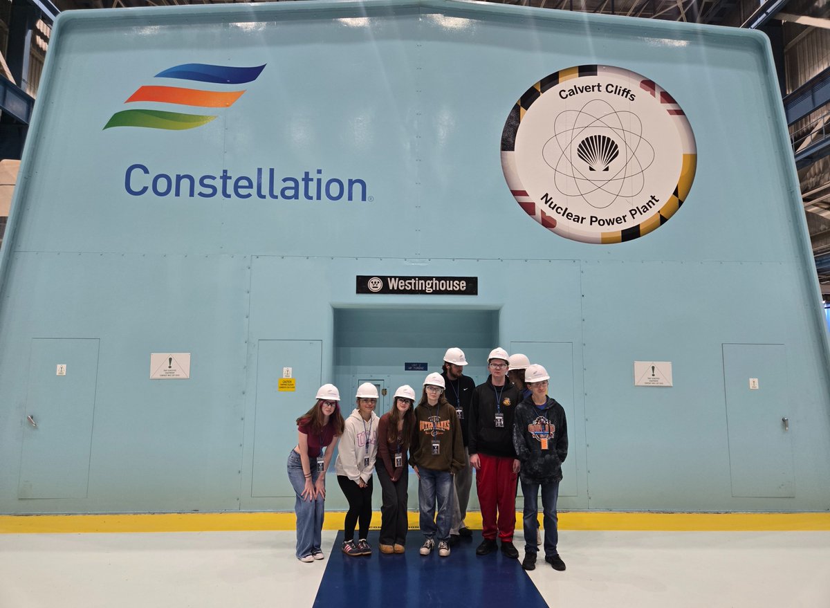 This fall, we welcomed about 60 local students from four Calvert County public high schools to our Calvert Cliffs Clean Energy Center in southern Maryland for a firsthand look at how the site produces enough clean electricity to power the equivalent of 1.3 million homes.