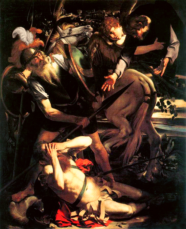 Conversion of St. Paul by Caravaggio, 1600