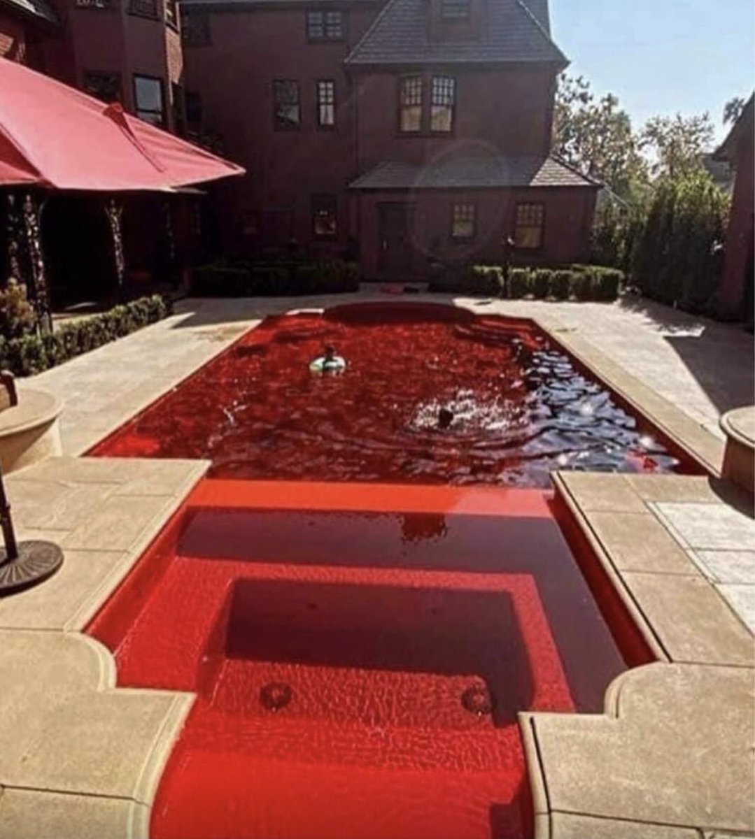 Spookiest pool in existence? 🩸