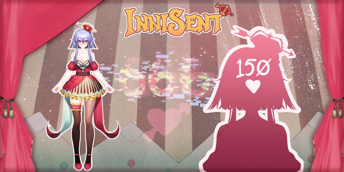 💘FLESH PUPPET UNLOCKED! Hit that 100 milestone! Next milestone is at 150!

[Debut 11/11 8:30PM EST]   

Come, prove your love and gaze into the face of Lady Encore! 

#ENVtuber #Vtuber #modelreveal