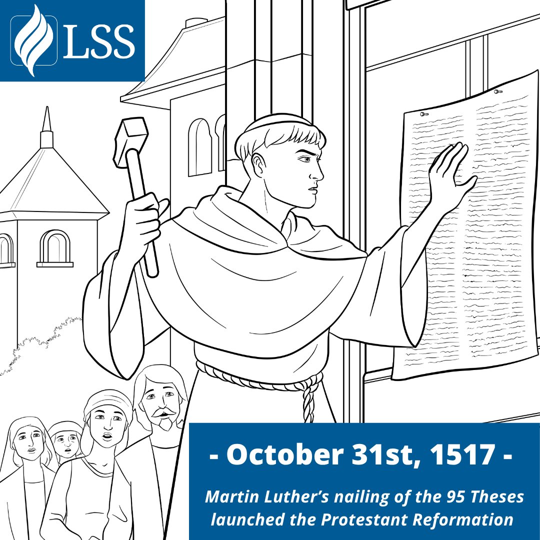 October 31st is not only Halloween - for LSS and Lutherans around the world, it's also Reformation Day - considered the birth of Lutheranism!

Learn more about Lutheran Social Services' history: lsswis.org/our-story/

#martinluther #95theses #ReformationDay #lutheran #halloween