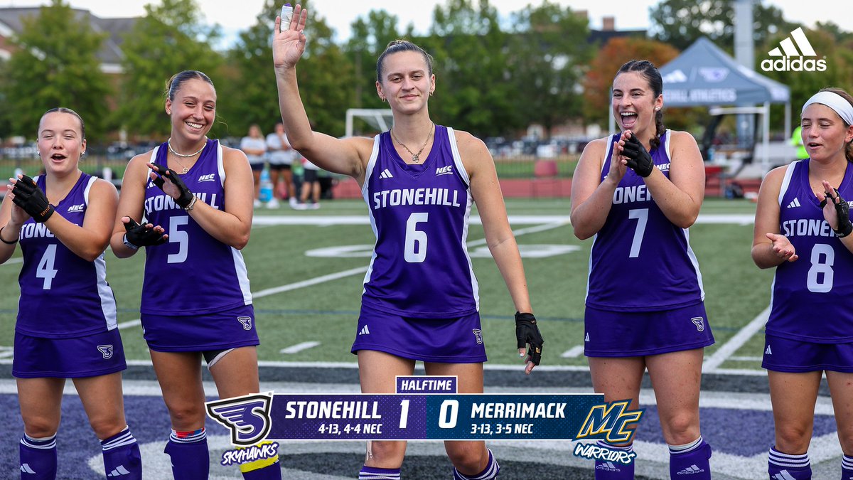 We have a 1-0 lead at the break.

#GoHill | #NECFH