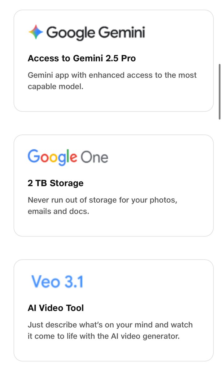 bountywriteups's tweet photo. 📲 In india jio is providing free Google Gemini subscription, free 2 TB storage and many more .
Go and grab this now from your My Jio application
#myjio #free #Gemini https://t.co/lpkGfDigqA