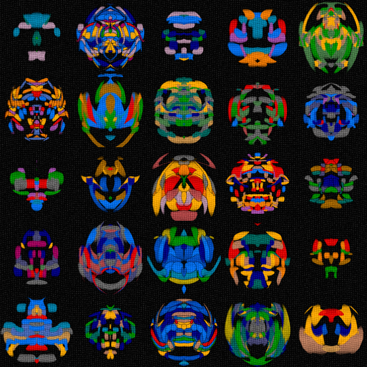 JeffClark's tweet image. Playing some more...
#CodeGenerated #GenArt #javascript