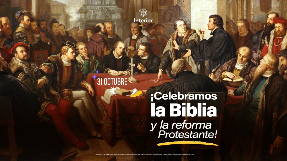 El #31DeOctubre celebramos el Día de la #Biblia y la #ReformaProtestante, un recordatorio de que la Palabra sigue transformando corazones, mentes y vidas.

En medio de múltiples transformaciones, este Ministerio y su Dirección de Asuntos Religiosos reafirman los valores que