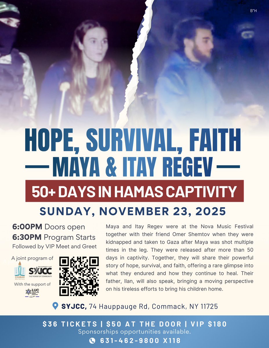Their story shook the world. Their faith lit the way.
Join us as Maya &amp; Itay Regev share their journey of survival and resilience.

cur8.com/21064/project/…