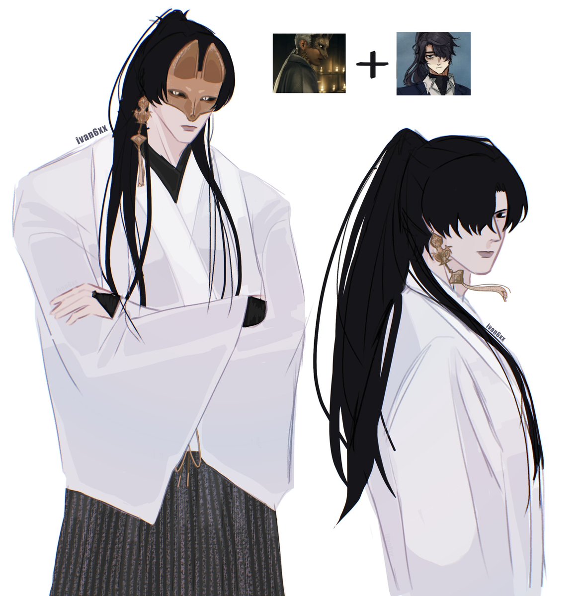 HAPPY HALLOWEEN! i drew andrew as the masked fox from silent hill f 😴🎃 #silenthillf #stareater #Daybreak2 #roblox