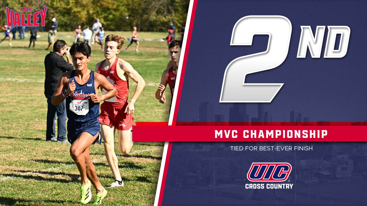 UIC_XCTF's tweet image. The men&apos;s team placed second overall today, tied for our best-ever finish in a conference meet for either gender!

📰 uicflam.es/bfbcbc

#ChicagosCollegeTeam
